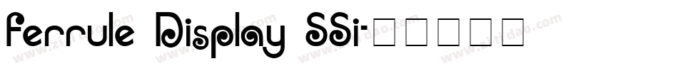 Ferrule Display SSi字体转换
